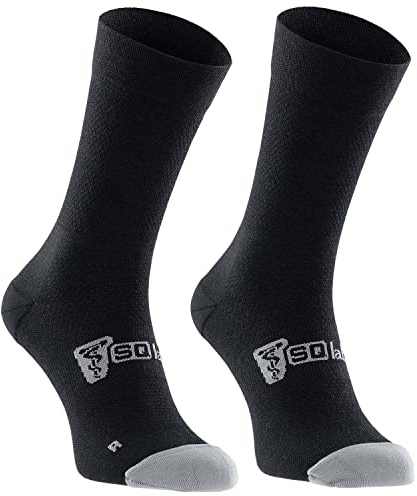 SQlab Unisex Sq-socks One11 Fahrradsocken, Schwarz, 42-44 EU