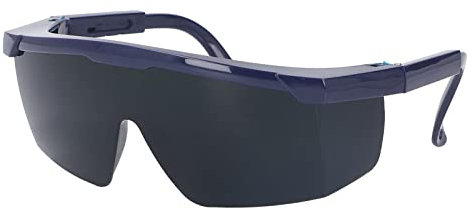 Fockety Laser Safety Glasses, IR5.0 Welding Glasses TIG Welder Eye Protection Goggles, Adjustable Frame Temple Eye Protection Glasses Comfortable Tool for Electric Welding, Argon Arc