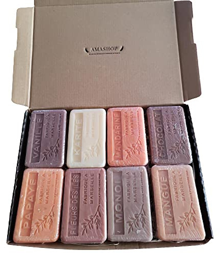 Coffret Cadeau - Coffret Savon de Marseille 8 senteurs de Provence Bio