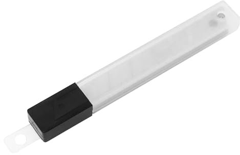 RAYLU PAPER - Cuchillas de recambio de 9mm para cúter profesional, Hojas de acero al carbón reforzadas para recambio de cúters profesionales