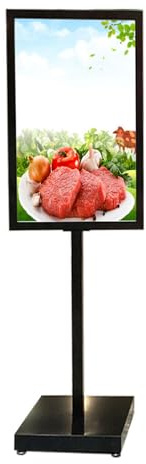 YNAADYH Präsentationsständer Plakatständer Kundenstopper A1，176Cm Kundenstopper Outdoor Plakatständer Werbetafel Werbeträger Gehwegaufsteller Plakat Kundenstopper A1 Wetterfest