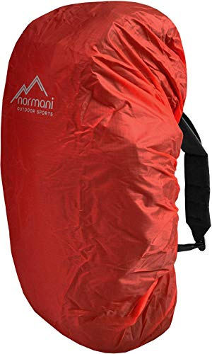 normani wasserdichter Regenüberzug Raincover Regenhülle für Backpacks Rucksack Dunkelrot 40-50 Liter