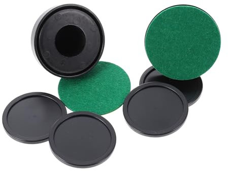 Happyyami 2sätze Air Hockey Pucks Aus Kunststoff Für Mini Air Hockey Tische Als Ersatzteile Tragbare Zubehör
