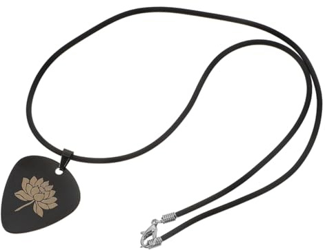 BESPORTBLE Gitarren Pick Halskette aus Titanstahl mit Kreativer Anhänger für Diy Nehmer und Schlüsselanhänger Rosa Plektrum Schmuck für Musikliebhaber