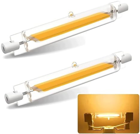 MJGFD R7S LED 78mm 10W Dimmbar, 10W LED R7S Lampen Ersatz für 100W Halogenstab, Warmweiß 3000K 1000LM, Kein Flackern, 360°Abstrahlwinke, 2er Pack
