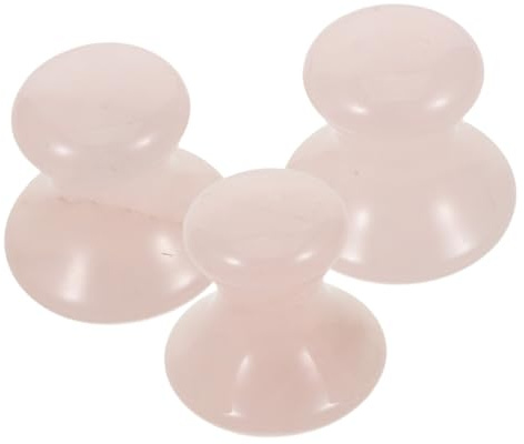 Healeved 3stücke Jade-gua-sha Pilzmassagestein und Kristall-gesichtsmassagegerät für Spa und Schönheit Gesichtsroller und Gua-sha-werkzeug für Pflegeroutine