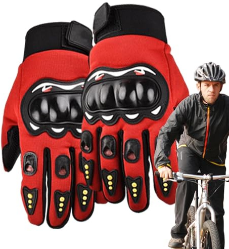 Guanti in bicicletta uomini, guanti per bici per uomini in bicicletta | Malti Le biciclette anti-slip guanti con guscio duro,Abbigliamento da ciclismo femminile assorbente d'urto per la festa della ma