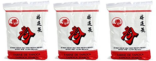 Cock Brand - Lote de harina de Tapioca (3 x 400 g)
