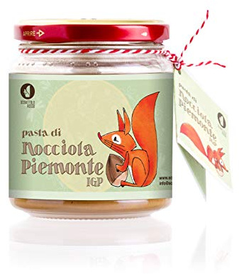 PASTA DI NOCCIOLA PIEMONTE IGP IN VASO DI VETRO DA 250g