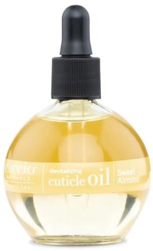 Cuccio Naturale Sweet Almond Cuticle Oil, 68ml, Hydrating Cuticle Oil for Nails, Nail Repair & Growth, Sweet Almond & Jojoba Nail Treatment Oil