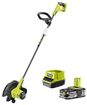 RYOBI Pack Dresse-Bordures 18V One+ - 1 Batterie LithiumPlus 2.5Ah - 1 Chargeur Rapide 2.0Ah - RY18EGA-0