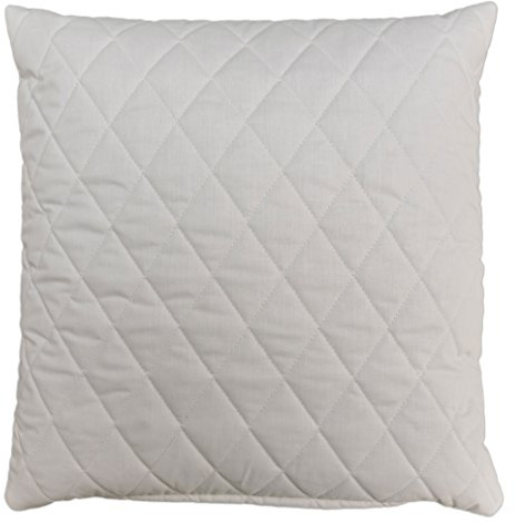 Giraffenland Coussin à l´épeautre Bio 30x30cm Tissu matelassé Blanc, Directement rempli de balles d´épeautre Issue de l´Agriculture Biologique contrôlée
