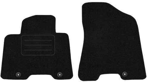 Vorne Velour Fußmatten Satz für Kia Sportage IV (2016-2021) - 2-teilig - Passgenau