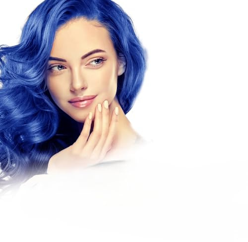 COLAYERIST Blue Temporary Hair Dye Wax Washable，Temporary Hair Colour Spray, Hair Makeup Paint Wax for Parties or Cosplay, Hair Coloring Products No Messy