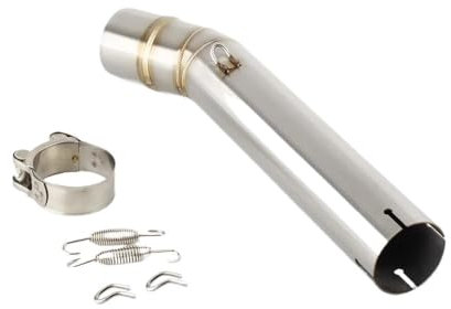 CNMVCJSAR Motorrad Auspuffrohr Für FZS 600 Für Fazer Motorrad CB1300 Auspuffrohr FZS600 Slip Auf Mittelschalldämpfer 1998 1999 2000 2001 2002 2003 Auspuff Endrohr