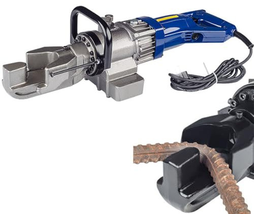 GJBMXSM Elektrische hydraulische Stabbiegemaschine, 4-22mm Hand Biegemaschine für Stabstahl, Biegewinkel 0-130°, tragbare elektrische Stahlbiegemaschine, innerhalb von 2,5-3 s,22mm