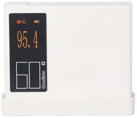Real Time Measurement,Low Power Consumption,Ergonomically Designed,Gloss Meter with Battery for Glass Hardware Mobile Phone Automobile (DG60-Pro)