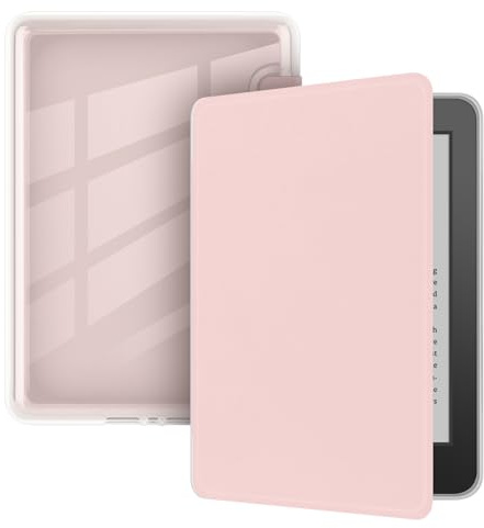 GUKSRASO Hülle für 6 Kindle 11. Generation 2024/2022, transparente Softshell-Hülle mit automatischer Schlaf-/Wachfunktion