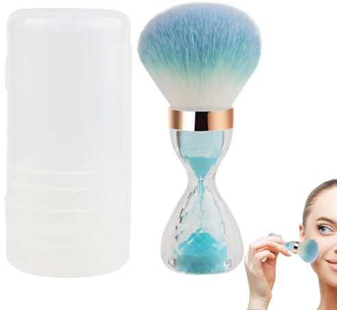 Makeup Blush Brushes, Soft Bristles Makeup Brush, Nylon, Rayon, ABS Portable Beauty Tool, Smooth Application, for Women Girls Daily Use, Travel, Family, Friends, 11.3cm
