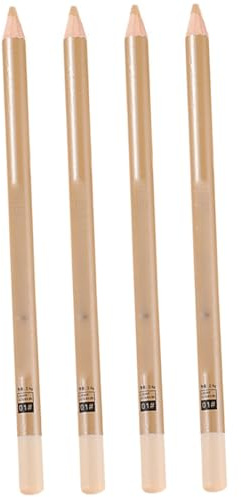 Crayon Correcteur 4 Pièces en Bois Blanc pour Taches de Rousseur