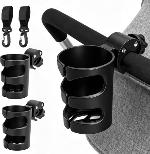 LPZMPZ Mugghållare, barnvagn, mugghållare, universell mugghållare, kaffemugghållare, flaskhållare, barnvagn, mugghållare, kaffehållare, dryckeshållare för barnvagnar, rullstolar