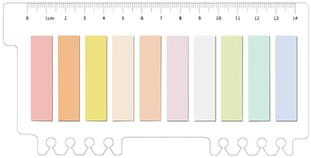 Onglets de pages de notes adhésives - 200 feuilles gravées, marqueurs de page adhésifs, étiquettes de scrapbooking pour cahiers, bandes de texte colorées | onglets adhésifs