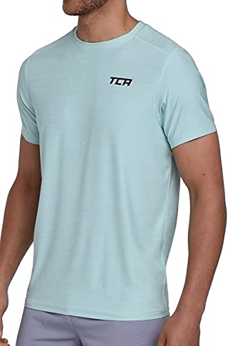 TCA Men's Sports T-Shirt - Short Sleeve Technique for Gym, Running, Paddle, Hiking - Quick Drying