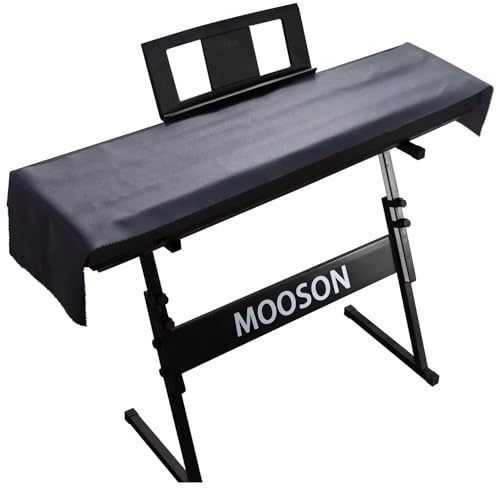 Mooson Tastatur-Piano-Abdeckung, Staubschutz, leicht, luxuriös, weiche und hochwertige Oberfläche, verdickte elektronische Orgelabdeckung, Tastatur-Update-Umhüllung