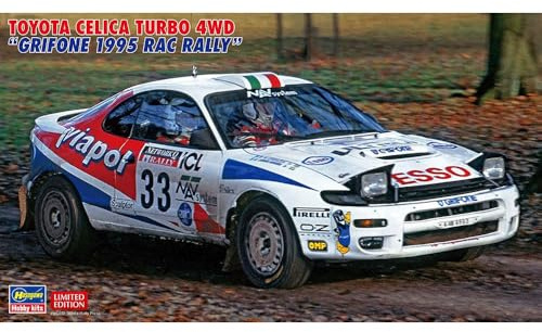 Hasegawa - 1/24 Toyota Celica Turbo 4WD, Grifone 1995 RAC Rally - Plastikmodellbausatz