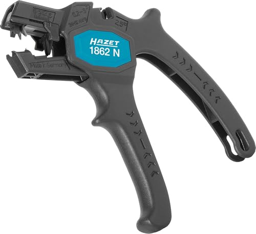 HAZET Abisolierzange, automatisch 1862N, Länge 165 mm | Länge 165 mm, 90 g, Länge: 165 mm, Antrieb 240280 Abisolierzange, 660360 Elektrische Prüfung , Schutzisoliertes VDE Werkzeug,