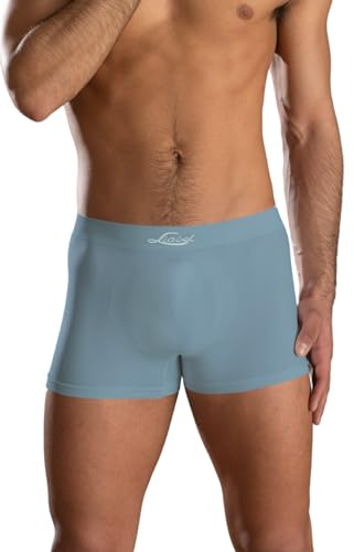 Liabel Boxer Uomo Microfibra Senza Cuciture (Confezione da 6) Mutande Uomo Aderenti Made in Italy con Elastico No Stress