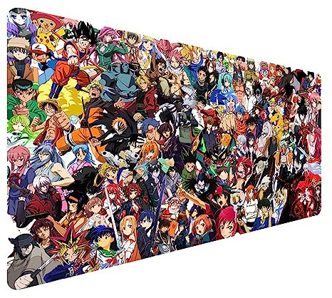 KINPLE Erweitertes Großes Gaming-Mauspad - XXL Komplettes Schreibtisch-Tastatur-Pad Mit Anime, Wasserdicht Und Rutschfest, Für Büro-Dekoration (80 x 30 x 0,2 cm)