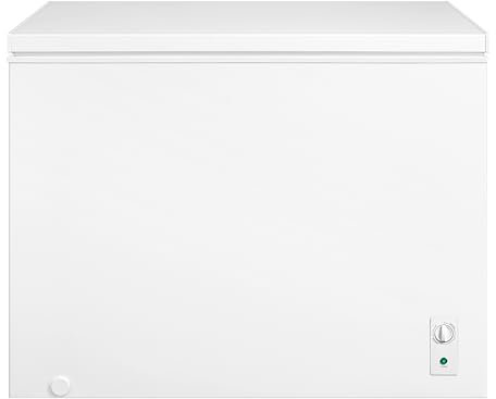 Cookology CCFZ300WH Freestanding Chest Freezer 293L Capacity for Garages, Outbuilding and Sheds, Featuring Basket, Refrigeration Mode, Temperature Control and 4 Star Freezing Rating - In White