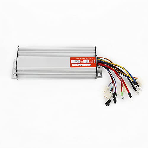 48V Brushless Motor, Electric Gokart E-bikes Tricycle Brushless Motor Gear Regulator Reduction Scooter Brush Controller Throttle Handle Kit for E-Bike Bicycle Mountain Bikes, Big Trucks, Drift Car