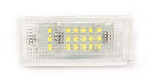 Kennzeichenbeleuchtung,Nummernschildbeleuchtung 2 Stück Kennzeichen Licht Auto Schwanz Licht Weiße Birnen for BMW 3er E46 4D 1998-2003 Autozubehör