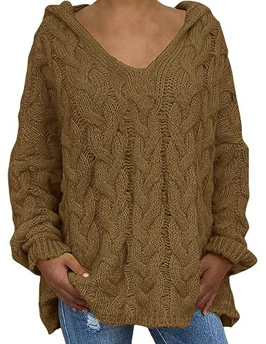 Sderg Women's Fine Knit V-Neck & Funnel Neck Jumpers - Thermal Grey