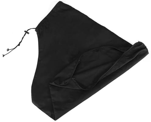 Dorccsi Sacs à feuilles, sac d'aspirateur réglable avec cordon de serrage, sac à poussière en tissu Oxford, collecteur de poussière de rechange avec fermeture éclair