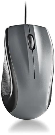 Ratón - láser con Cable, 1200 dpi, diseño ergonómico, conexión USB, Ideal para Uso Diario, preciso y cómodo en la Escritura y navegación.