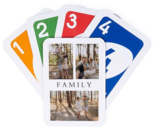 Wanapix | Personalisiertes Kartenspiel mit eigenen Fotos drucken | Kartenspiel Personalisiertes | Original Gesellschaftsspiel | 108 Karten | Für Familien
