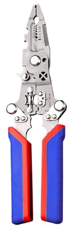 Pinze Per Elettricisti | Tronchesi Pieghevoli Per Cavi Elettrici - Attrezzo Per La Spellatura Dei Fili,Per Il Settore Automobilistico, Auto, Ferramenta, Fabbrica, Garage, Officina, Usi Industriali, Ho