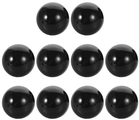 TOYANDONA 10Pcs Black Round Ball Perfume Bottle Caps 15Mm Diameter Replacement Spray Bottle Top Covers Compatible 17.2Mm Spray Heads for Travel and Cosmetic Use