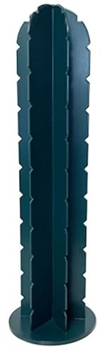 t1t Cactus Décoratif Droit en Acier, Vert Équinoxe, 45 cm de Hauteur, Style Minimaliste, Décoration Intérieure et Extérieure, 13,5 x 45 x 13,5 cm
