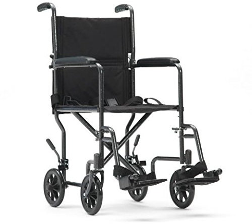 Drive Devilbiss Silver Sport Wheelchair Folding Travel Chair Transit Wheel Chair Mobility Aid Transport