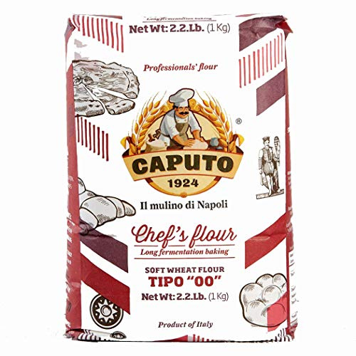 Antimo Caputo Farine de chefs (lot de 10) sacs de farine de 1 kg chacun, il Mulino di Napoli, farine à pizza