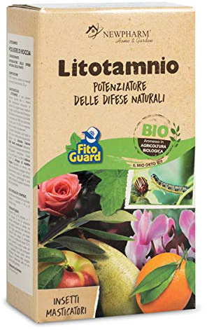 NEW PHARM Litotamnio bio, Polvere di Roccia, Anti Insetti masticatori