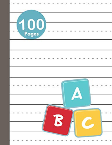 Hand Lettering Practice Sheets: Beginner Hand Writing Cursive Practice Book With Dotted Lines