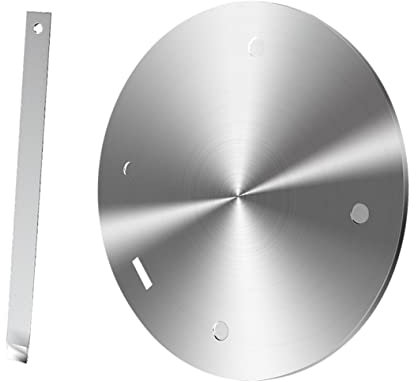 KICHOUSE 1pezzi Disco per Induzione in Acciaio Inossidabile Piastra Guida Termica Diffusore di Calore per Pentole Ceramica Adattatore per Fornelli Gas Ed Elettrici