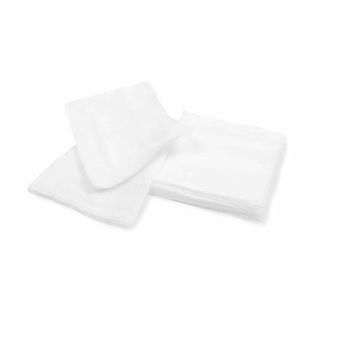 Vlieskompressen | Non-Woven Swabs | Kompressen | 4-fach unsteril | 100 Stück (5x5cm)
