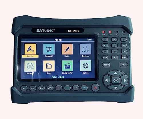 ST-6986 Récepteur de télévision par Satellite DVB-S/S2/T/T2/C Compteur combiné MPEG-4 HD H.265 (10 Bits) Analyseur de Spectre Analyseur de Spectre numérique Compteur de Recherche de Satellite