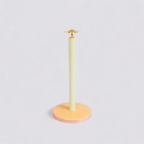 Yvonne Ellen Kitchen Towel Holder | Freestanding Kitchen Roll Holder, Paper Towel Holder Stand, Multicolour Kitchen Roll Dispenser, Metal Kitchen Tissue & Paper Roll Holder for Worktop | 32 cm
